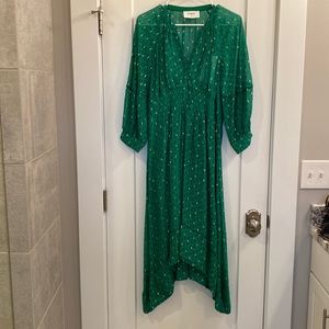 Ba&sh green dress